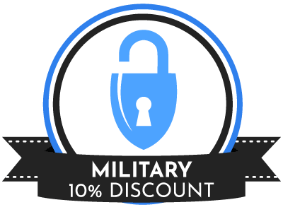 military discount badge